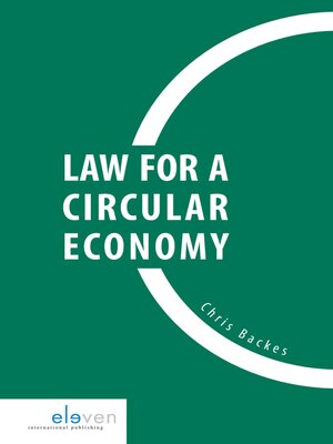 cover image of Law for a circular economy